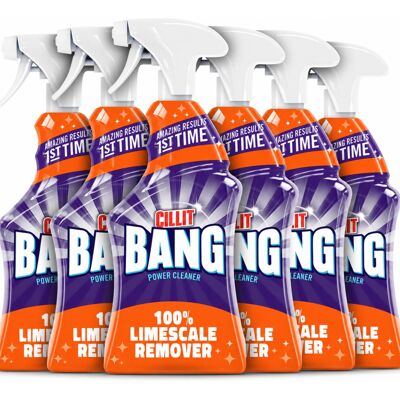 Cillit Bang 750ml Limescale Remover, 6 Pack, Fast Stain & Virus Eliminator, Disi Cillit Bang 750ml Limescale Remover, 6 Pack, Fast Stain & Virus Eliminator, Disi