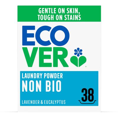 Ecover Non-Bio Laundry Detergent Powder, Laundry Washing Detergent, Fresh Lavend Ecover Non-Bio Laundry Detergent Powder, Laundry Washing Detergent, Fresh Lavend