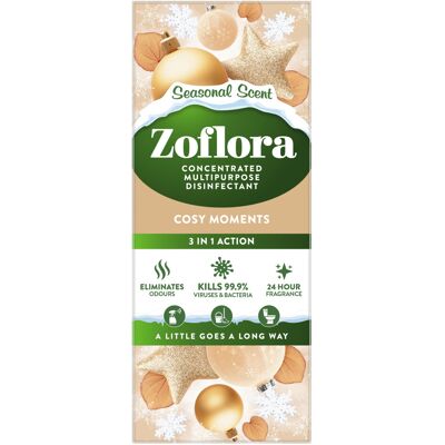 Zoflora Cosy Moments Concentrated Disinfectant Liquid, 1 x 500ml, Warm & Invitin Zoflora Cosy Moments Concentrated Disinfectant Liquid, 1 x 500ml, Warm & Invitin