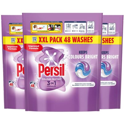 Persil 3-In-1 Colour Capsules – Stain Removal, Colour Protection, Biodegradable Persil 3-In-1 Colour Capsules – Stain Removal, Colour Protection, Biodegradable