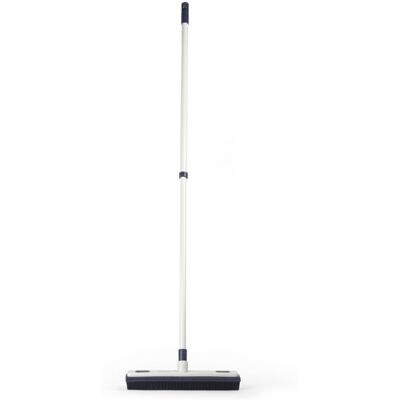 Beldray Rubber Head Broom - Dust Blockers, Integrated Squeegee for Windows/Hard Beldray Rubber Head Broom - Dust Blockers, Integrated Squeegee for Windows/Hard