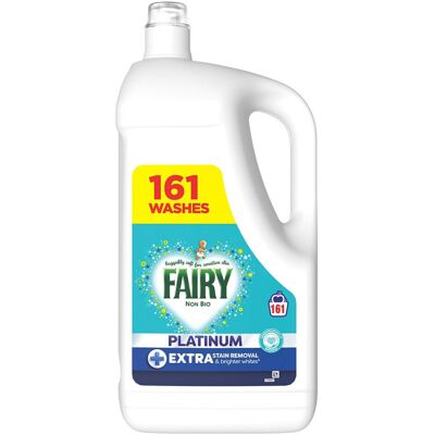 Fairy Non Bio Laundry Washing Liquid Detergent Platinum Extra Stain Remover- XXX Fairy Non Bio Laundry Washing Liquid Detergent Platinum Extra Stain Remover- XXX
