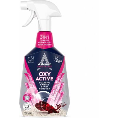 Astonish Oxy Active foaming carpet stain remover 750ml Astonish Oxy Active foaming carpet stain remover 750ml