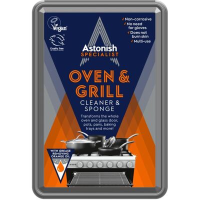 Astonish Premium Edition Oven & Grill Cleaner & Sponge 250g Astonish Premium Edition Oven & Grill Cleaner & Sponge 250g