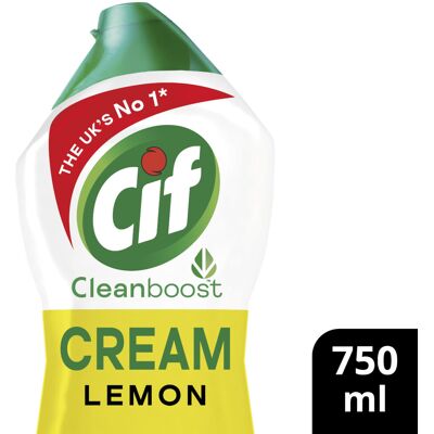 Cif Lemon Cream Cleaner multipurpose surface cleaner with 100% natural cleaning Cif Lemon Cream Cleaner multipurpose surface cleaner with 100% natural cleaning
