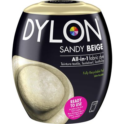 DYLON Washing Machine Fabric Dye Pod for Clothes & Soft Furnishings, 350g – Sand DYLON Washing Machine Fabric Dye Pod for Clothes & Soft Furnishings, 350g – Sand