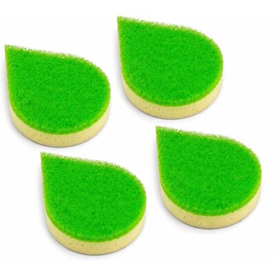 Fairy 4 Max Power Tear Drop Scrubber Washing Up Scourer Sponge Dual Sided Fairy 4 Max Power Tear Drop Scrubber Washing Up Scourer Sponge Dual Sided
