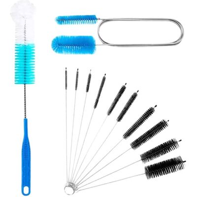 Unbranded 12Pcs Portable Glass Tube Pipe Cleaner Set Dust Removal Professional Bottle Brus Unbranded 12Pcs Portable Glass Tube Pipe Cleaner Set Dust Removal Professional Bottle Brus