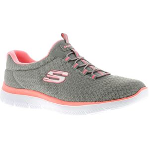 (7 (Adults')) Skechers Summits Womens Ladies Running Trainers Gym Shoes Grey/Pin (7 (Adults')) Skechers Summits Womens Ladies Running Trainers Gym Shoes Grey/Pin