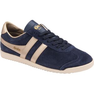 (6 UK, Navy/Gold) Gola Womens Bullet Pearls Classic Suede Retro Low Rise Trainer (6 UK, Navy/Gold) Gola Womens Bullet Pearls Classic Suede Retro Low Rise Trainer