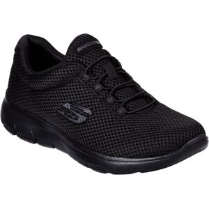 (UK 5, Black) Skechers Womens 2022 Summits Bungee Slip-On Stretch Trainers