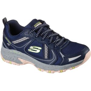Skechers Womens QTR Overlay Lace Up Memo Runners Running Sports Shoes Trainers Navy/Grey - Running Shoes Skechers Womens QTR Overlay Lace Up Memo Runners Running Sports Shoes Trainers Navy/Grey - Running Shoes
