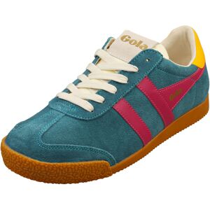 (3) Gola Elan Womens Fashion Trainers in Peacock Fuchsia (3) Gola Elan Womens Fashion Trainers in Peacock Fuchsia