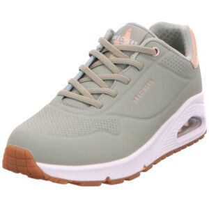 Skechers Women's UNO-Shimmer Away Sneaker Sage 8 Skechers Women's UNO-Shimmer Away Sneaker Sage 8