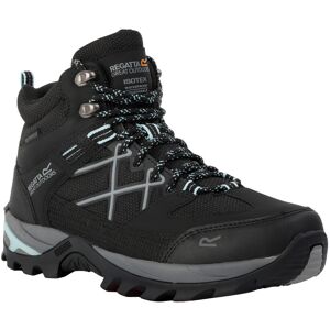 (5 UK, Black/Bleached Aqua) Regatta Womens/Ladies Samaris III Walking Boots (5 UK, Black/Bleached Aqua) Regatta Womens/Ladies Samaris III Walking Boots
