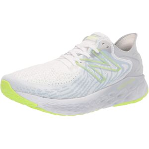 New Balance Women's Fresh Foam 1080 V11 Running Shoe White/Bleached Lime Glo 12 New Balance Women's Fresh Foam 1080 V11 Running Shoe White/Bleached Lime Glo 12