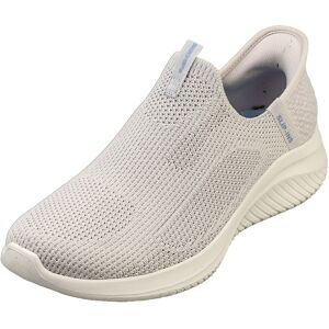 (8) Skechers Slip-ins Ultra Flex 3.0 Vegan Womens Slip On Trainers in Light Grey (8) Skechers Slip-ins Ultra Flex 3.0 Vegan Womens Slip On Trainers in Light Grey