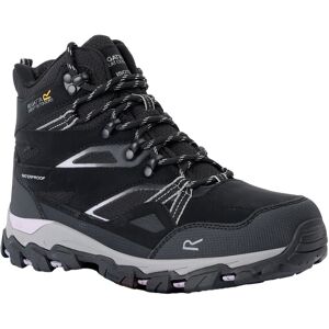 (4 UK, Black/Purple Sage) Regatta Womens/Ladies Holcombe III Walking Boots (4 UK, Black/Purple Sage) Regatta Womens/Ladies Holcombe III Walking Boots