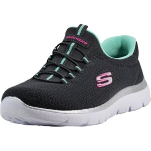 Skechers Women's Summits Sneaker Charcoal/Green 9.5 W US Skechers Women's Summits Sneaker Charcoal/Green 9.5 W US