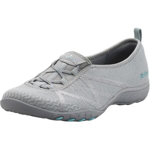 Skechers Women's Breathe-Easy-a Look Sneaker Grey/Aqua 7.5 M Skechers Women's Breathe-Easy-a Look Sneaker Grey/Aqua 7.5 M