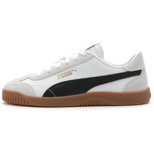 Puma Women's Club 5V5 Sneaker White Black-Feather Gray 7 Puma Women's Club 5V5 Sneaker White Black-Feather Gray 7