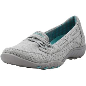Skechers Women Breathe-Easy - Good Influence Sneaker Grey Aqua 9 W Skechers Women Breathe-Easy - Good Influence Sneaker Grey Aqua 9 W