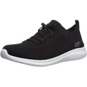 Skechers womens Ultra Flex - Statements Sneaker Black/White 7 US Skechers womens Ultra Flex - Statements Sneaker Black/White 7 US