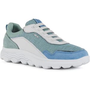 (3 UK, White/Green) Geox Womens/Ladies Spherica Nappa Leather Trainers (3 UK, White/Green) Geox Womens/Ladies Spherica Nappa Leather Trainers