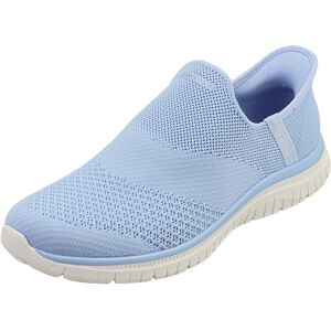 (5) Skechers Virtue-sleek Vegan Womens Slip On Trainers in Periwinkle (5) Skechers Virtue-sleek Vegan Womens Slip On Trainers in Periwinkle