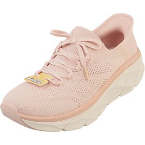 (7) Skechers Slip-ins Dlux Walker 2.0 Vegan Womens Fashion Trainers in Rose (7) Skechers Slip-ins Dlux Walker 2.0 Vegan Womens Fashion Trainers in Rose