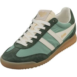 (6) Gola Firefly Womens Fashion Trainers in Green Off White (6) Gola Firefly Womens Fashion Trainers in Green Off White