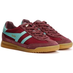 (Red, 3 (Adults')) Gola Tornado Women's Wine/Sea Mist Trainers (Red, 3 (Adults')) Gola Tornado Women's Wine/Sea Mist Trainers