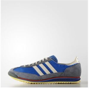 (11 UK) Adidas Originals SL72 Vintage Men's Sports Casual Trainer Shoes Blue (11 UK) Adidas Originals SL72 Vintage Men's Sports Casual Trainer Shoes Blue