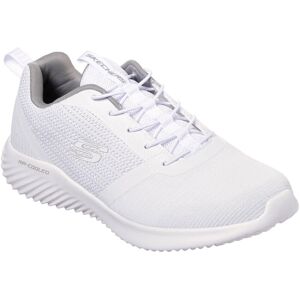 (UK 10.5, White) Skechers Mens 2021 Bounder Slip On Mesh Memory Foam Trainers (UK 10.5, White) Skechers Mens 2021 Bounder Slip On Mesh Memory Foam Trainers