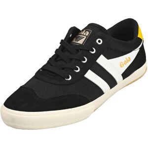 (7) Gola Badminton Mesh Mens Casual Trainers in Black White (7) Gola Badminton Mesh Mens Casual Trainers in Black White