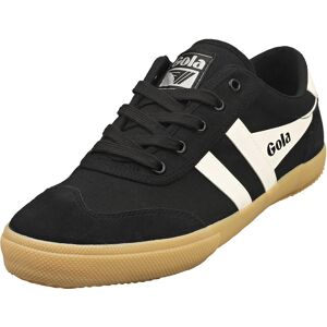 (7) Gola Badminton Mens Casual Trainers in Black White (7) Gola Badminton Mens Casual Trainers in Black White