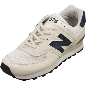 (10.5) New Balance 576 Made In England Mens Fashion Trainers in Off White Navy (10.5) New Balance 576 Made In England Mens Fashion Trainers in Off White Navy