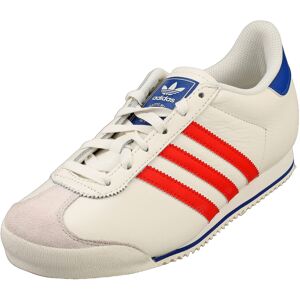 (4.5) adidas K 74 Mens Fashion Trainers in White Red (4.5) adidas K 74 Mens Fashion Trainers in White Red