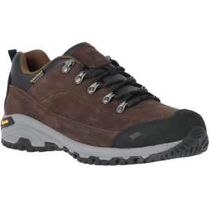 (8 UK, Dark Earth) Trespass Mens Falark Vibram Leather Walking Shoe (8 UK, Dark Earth) Trespass Mens Falark Vibram Leather Walking Shoe