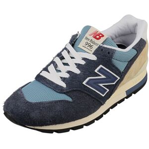 (7) New Balance 996 Made In Usa Mens Fashion Trainers in Navy Blue (7) New Balance 996 Made In Usa Mens Fashion Trainers in Navy Blue