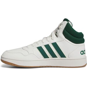 adidas Men's Hoops 3.0 Mid Basketball Shoes Sneaker Core White/Collegiate Green/ adidas Men's Hoops 3.0 Mid Basketball Shoes Sneaker Core White/Collegiate Green/