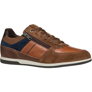 (8 UK, Brown/Navy) Geox Mens U Renan B Suede Trainers (8 UK, Brown/Navy) Geox Mens U Renan B Suede Trainers