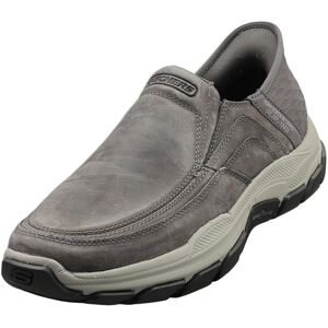 (8) Skechers Slip-ins Respected - Elgin Mens Slip On Trainers in Charcoal (8) Skechers Slip-ins Respected - Elgin Mens Slip On Trainers in Charcoal