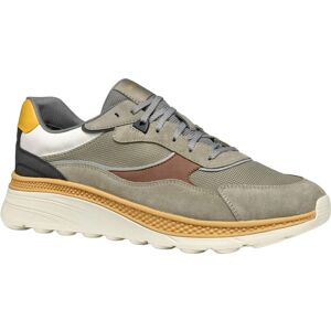 (8 UK, Sage/Brown) Geox Mens U Spherica Actif X1 Suede Trainers (8 UK, Sage/Brown) Geox Mens U Spherica Actif X1 Suede Trainers