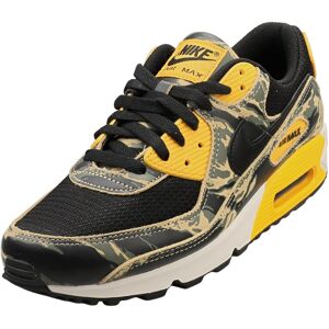 (7.5) Nike Nike Air Max 90 Prm Mens Fashion Trainers in Black Gold (7.5) Nike Nike Air Max 90 Prm Mens Fashion Trainers in Black Gold
