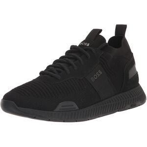 Hugo Boss BOSS Men's Mesh Mix Running Sneakers Black Oil 8 Hugo Boss BOSS Men's Mesh Mix Running Sneakers Black Oil 8
