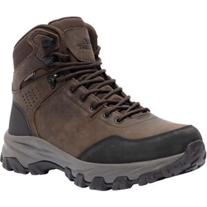 (7 UK, Dark Brown) Trespass Mens Stride Leather Walking Boots (7 UK, Dark Brown) Trespass Mens Stride Leather Walking Boots