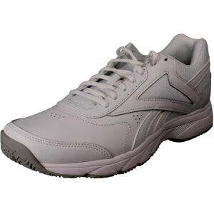 (White, UK 8.5) Mens Reebok Lace Up Trainers - Work N Cushion 4.0 FU7354 (White, UK 8.5) Mens Reebok Lace Up Trainers - Work N Cushion 4.0 FU7354
