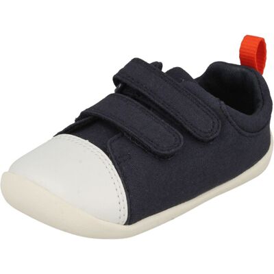 (UK 2.5 Infant, Navy (Blue)) Childrens Boys Girls Clarks Pre-Walking Shoes Roame (UK 2.5 Infant, Navy (Blue)) Childrens Boys Girls Clarks Pre-Walking Shoes Roame