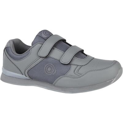 (8 UK, Grey) Dek Mens Drive Touch Fastening Trainer-Style Bowling Shoes (8 UK, Grey) Dek Mens Drive Touch Fastening Trainer-Style Bowling Shoes